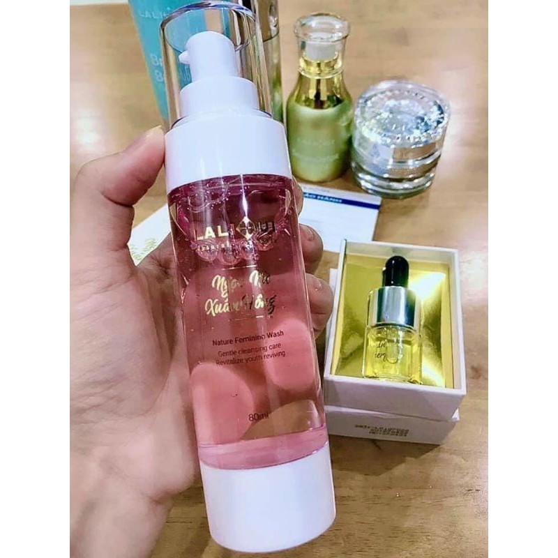 (kèmnướchoa)serum Vệ Sinh phụ nữ lalihui/Chính Hãng/check mã vạch/tặng kèm nước hoa hoặc chai serum nhỏ 20ml.