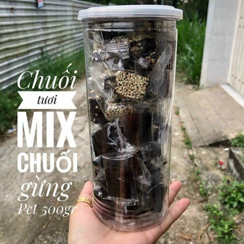Kẹo chuối tươi mix chuối gừng 500g