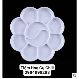 Balet hình hoa, chắc chắn, dùng để pha màu nước, acrylic, oát