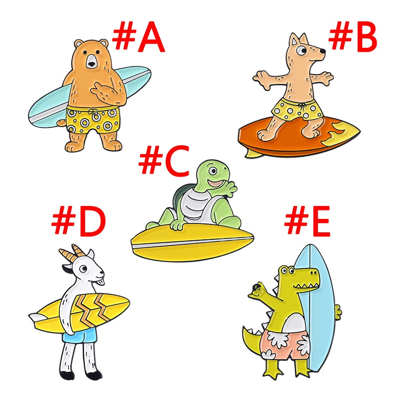 Ghim Cài Áo Hình Động Vật Đáng Yêu