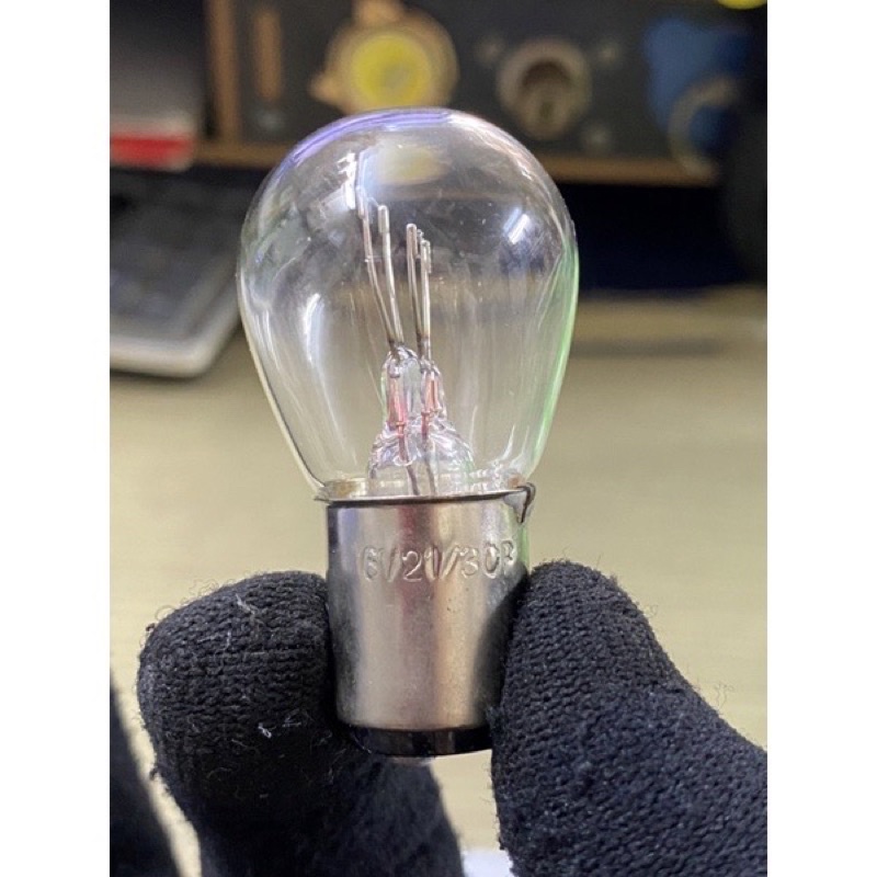 BÓNG ĐÈN HẬU XE HONDA 67-CUB DÙNG ĐIỆN MÁ VÍT 6V 21/3MP