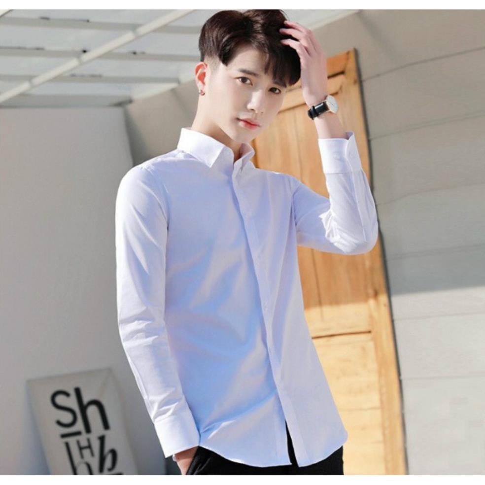 Áo Sơ Mi Nam Cao Cấp Dài Tay Vải Lụa Nến Fullbox Hộp | BigBuy360 - bigbuy360.vn
