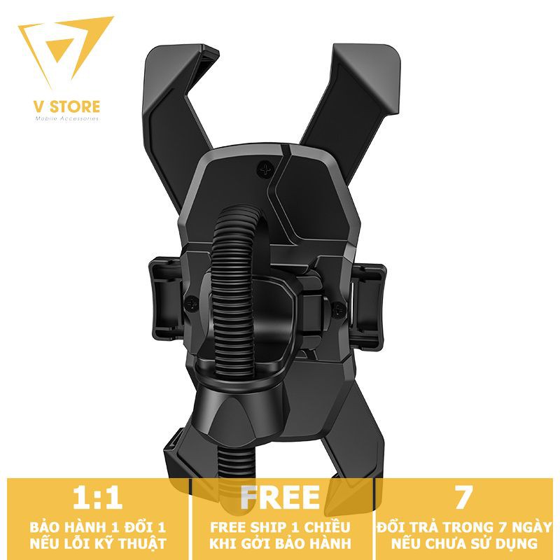 GIÁ ĐỠ KẸP ĐIỆN THOẠI CHO XE MÁY XE ĐẠP HOCO CA58 CAO CẤP CHÍNH HÃNG CHO SHIPPER