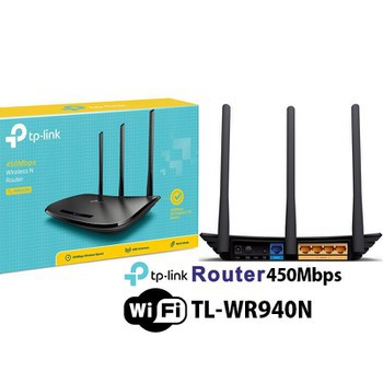 ( Siêu Rẻ )Bộ Phát Wifi TP-Link TL-WR940N - Router Wifi Chuẩn N Tốc Độ 450Mbps-Chính Hãng - Mới 2021