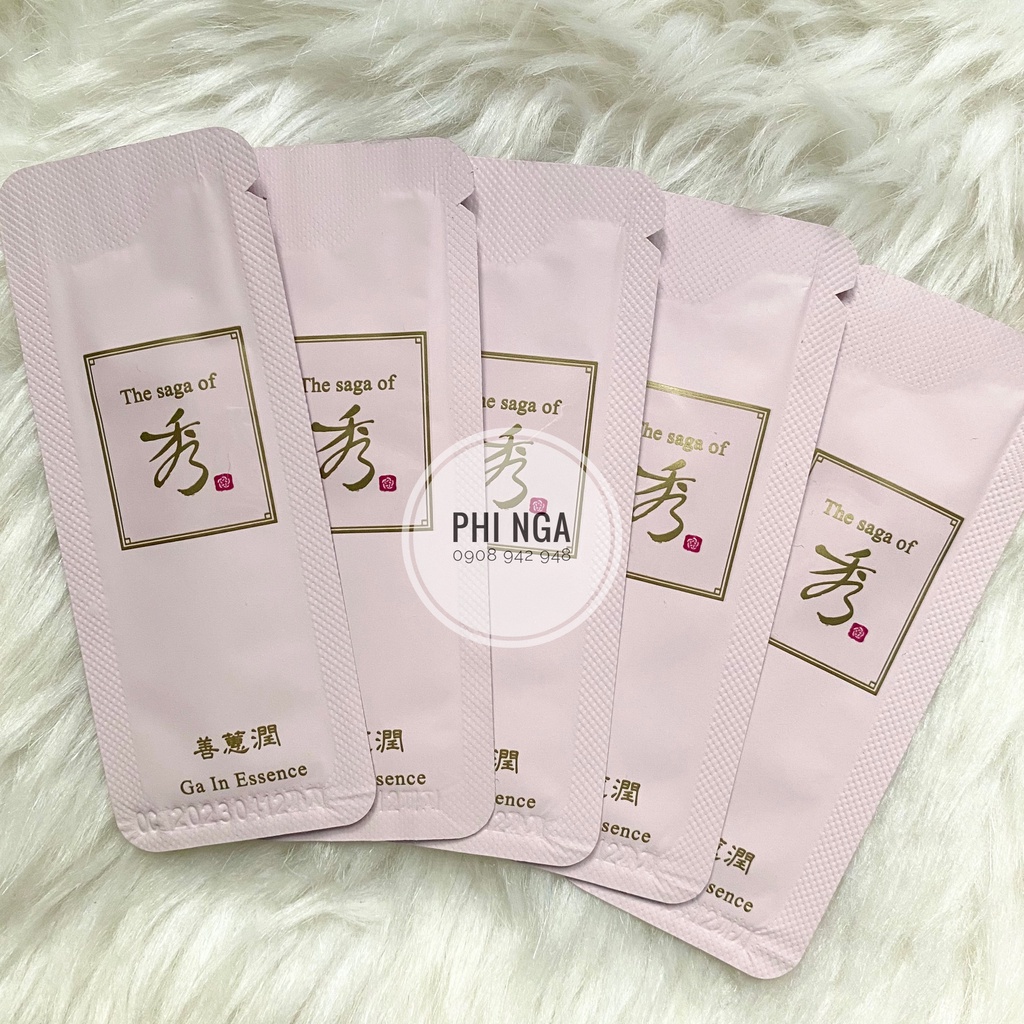 SAGA OF XIU - Xả lỗ 50 gói dưỡng ẩm trắng da siêu thích sage ga in essence