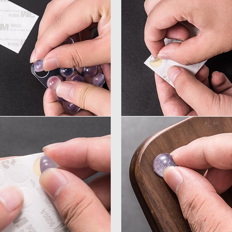 Bộ 24 miếng đệm tự dính hấp thụ sốc dành cho cửa ra vào