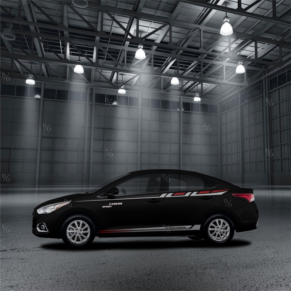 Tem sườn dán xe Hyundai Accent HA-019 - Thiết kế tem theo yêu cầu