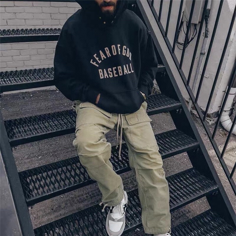 Áo Hoodie nỉ bông BASEBALL FOG