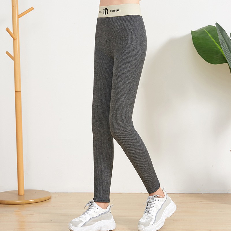 [ có video thật ] Quần Chữ B legging lót bông. lót nỉ và thường Phiên bản Hàn Quốc cạp cao siêu mềm mịn và ấm | BigBuy360 - bigbuy360.vn