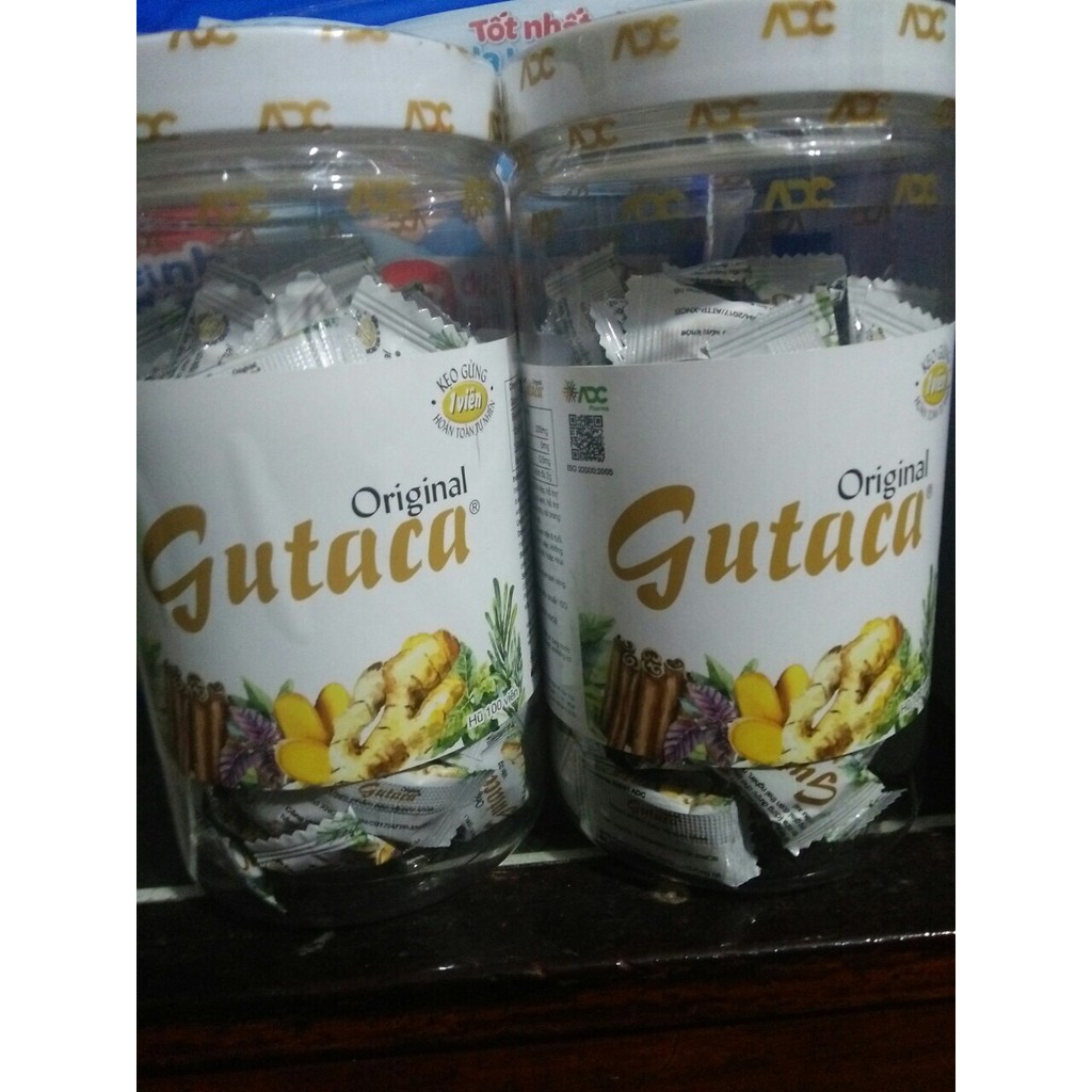 Kẹo gừng GUTACA Original làm ấm bụng, đường hô hấp và hỗ trợ tiêu hoá