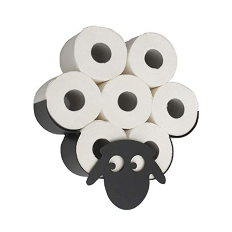 Giá Đỡ Cuộn Giấy Vệ Sinh Gắn Tường Bằng Kim Loại Tiện Dụng