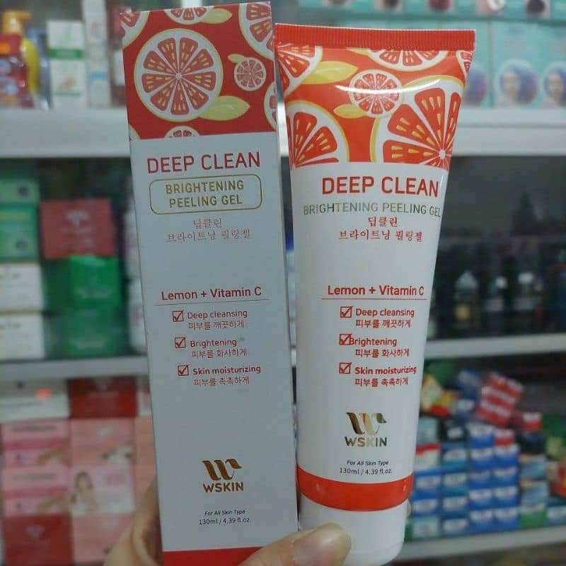GEL TẨY TẾ BÀO CHẾT VÀ THẢI ĐỘC CHUYÊN CHO MẶT WSKIN DEEP CLEAN 130ML, THÀNH PHẦN TỪ THIÊN NHIÊN, HÀ