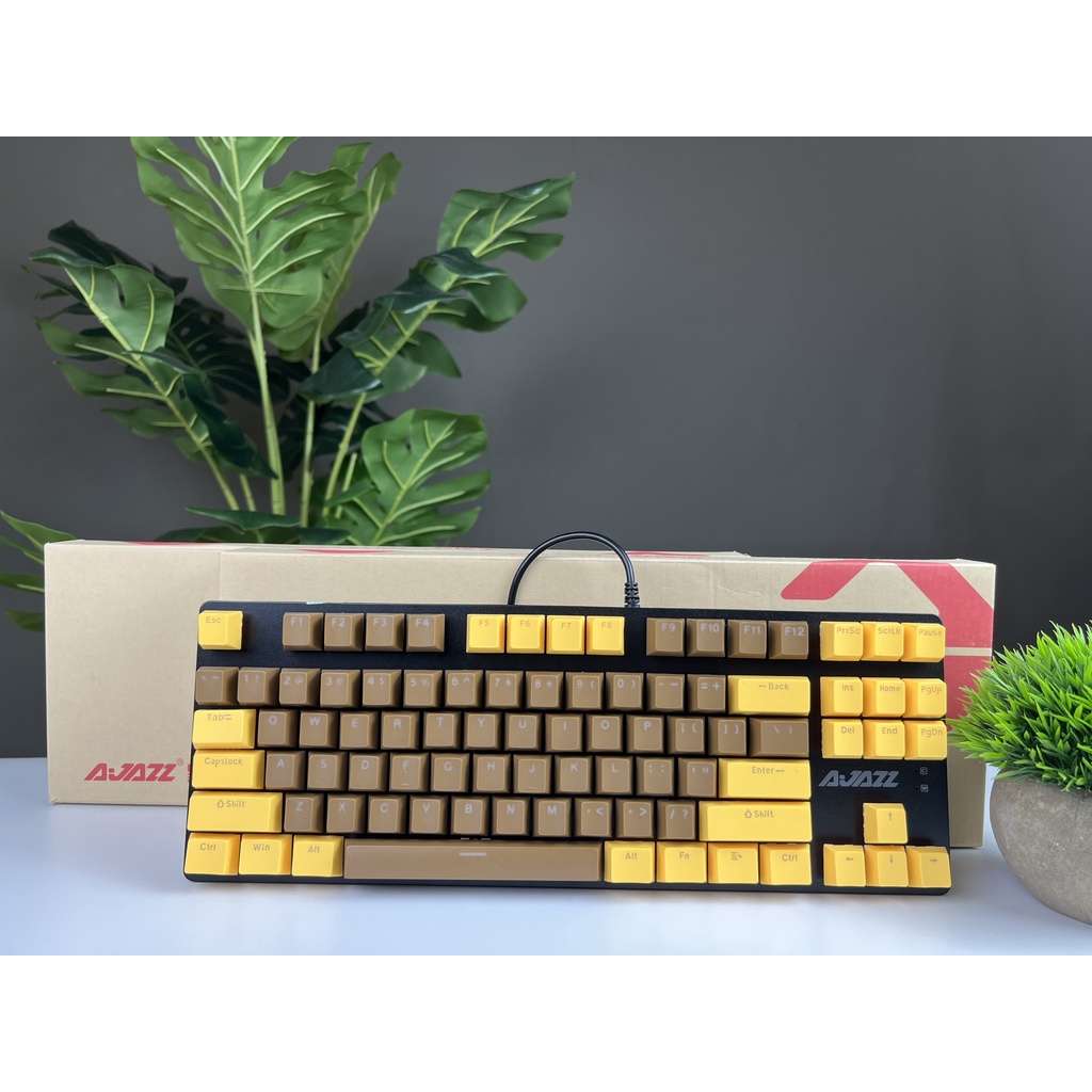 Bàn phím cơ AJAZZ AK40 multi LED red blue brown Switch chính hãng ajazz - Bảo hành chính hãng 24 tháng toàn quốc