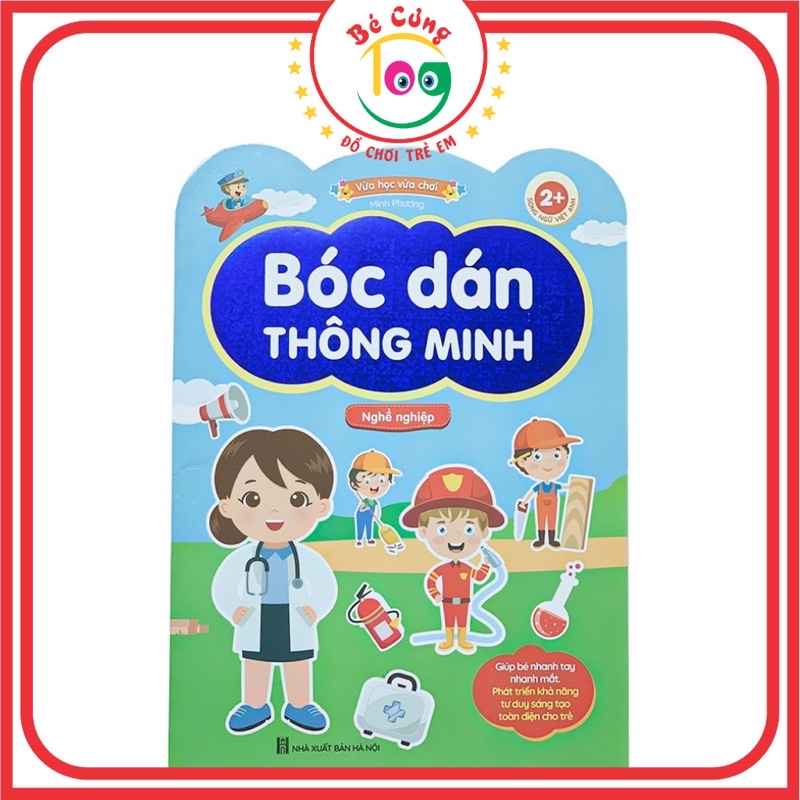 Đồ Chơi Bóc Dán Thông Minh Song Ngữ Anh Việt Vừa Học Vừa Chơi Luyện Khéo Tay Tinh Mắt Cho Bé