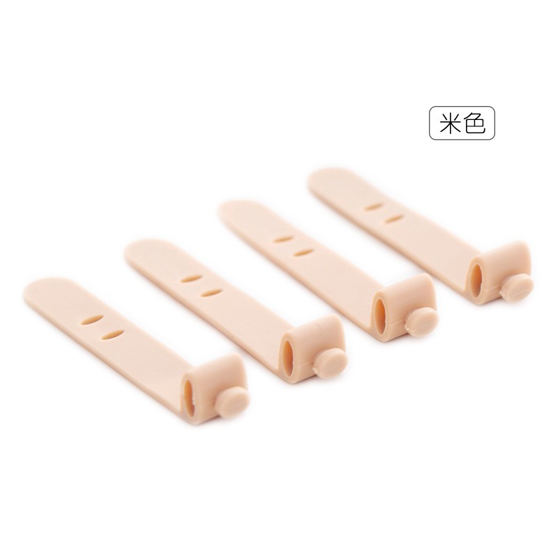 Gói 4 dây Silicone quấn gọn Tai Nghe, Cáp Sạc, Dây Điện Chống Đứt Gãy KN STORE