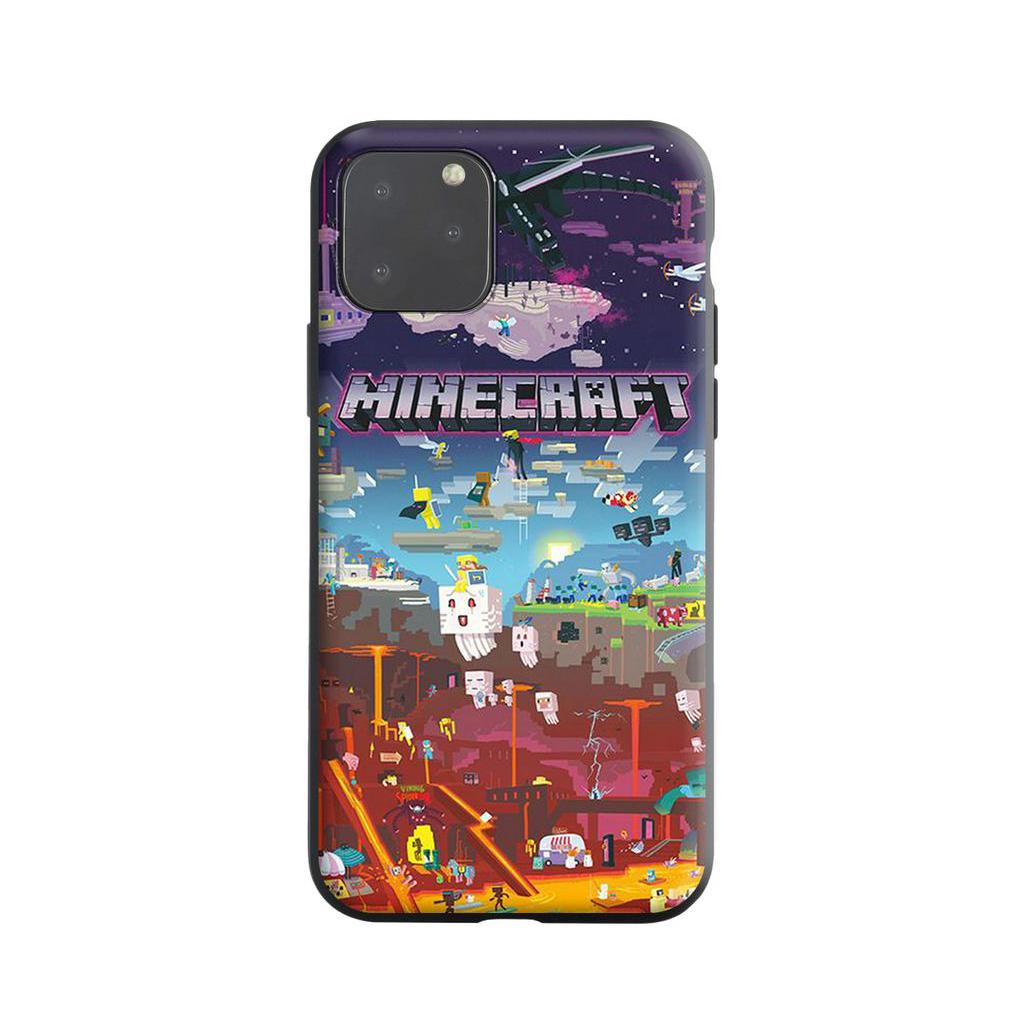 Silicone Ốp Điện Thoại Silicon tpu Mềm Hình minecraft 66 Cho iphone xr / 6 / 6s / 7 / 7 plus / 8 / 8 plus / se 2020