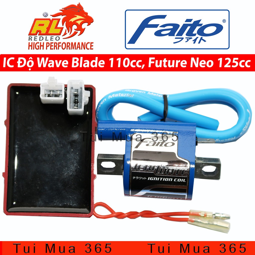 Combo IC Redleo Và Mobin Sườn Faito mở tua Honda Blade 110cc, Future Neo 125cc, Dream Thái, Wave S, Wave RS, Wave RSX