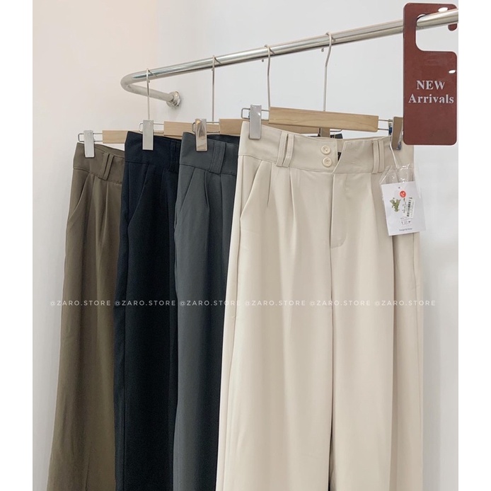 Quần tây suông 2 nút