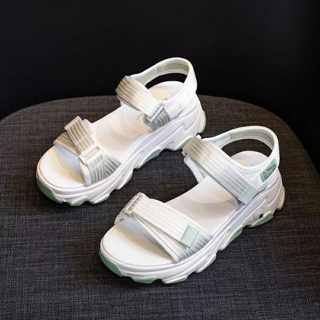 SANDAL BÁNH MÌ QUAI CHÉO 3 MÀU FASHION_QB01 (Hàng QC)