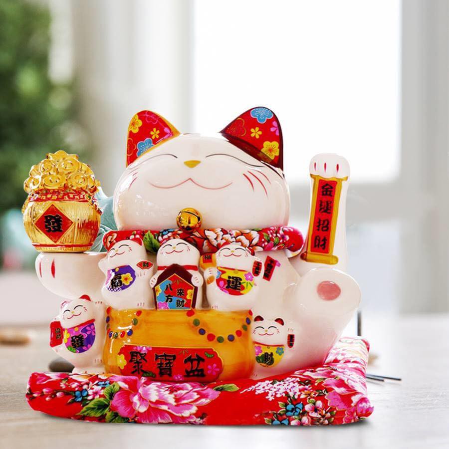 [ HCM ] MÈO THẦN TÀI- Gốm sứ Nhật cao cấp - FREESHIP