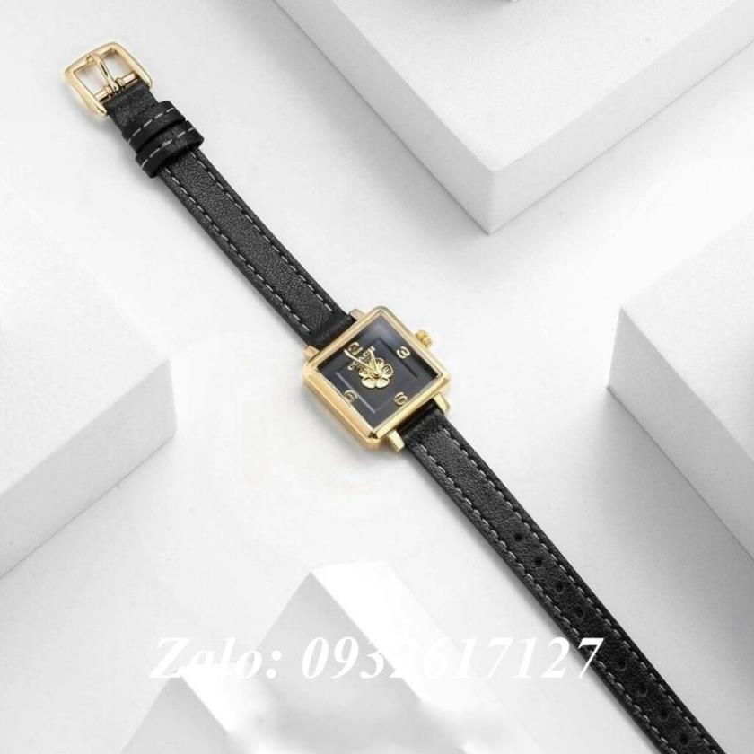 Đồng Hồ Nữ Coach 14503695  22 x 22mm Dây Da Đen