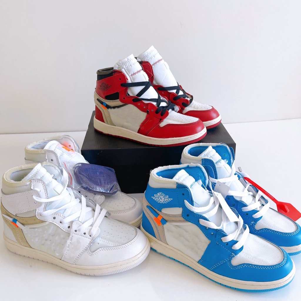 Giày sneaker cổ cao | Jordan 1 High Offwhite bản chuẩn đẹp