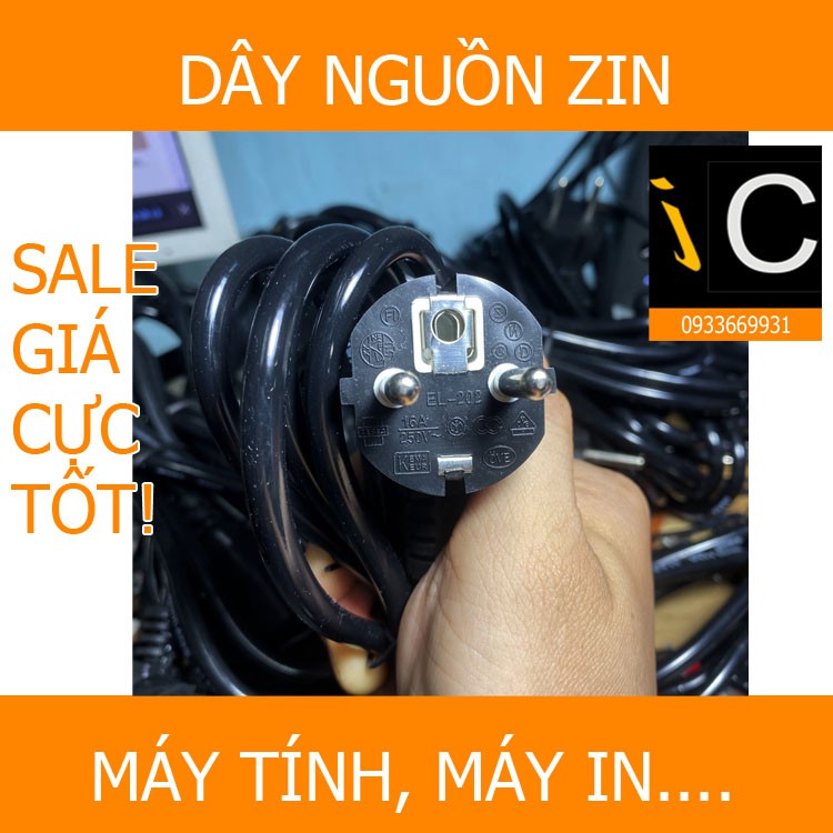 Combo 10 Dây nguồn máy tính, nồi cơm điện, máy in, ampli xịn 1m8 tải 16A