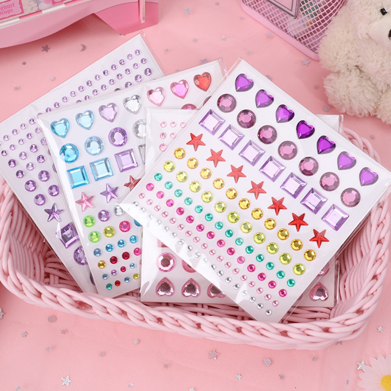 Miếng Dán Hình Ngôi Sao Đính Đá Pha Lê Dễ Thương Dành Cho Nữ