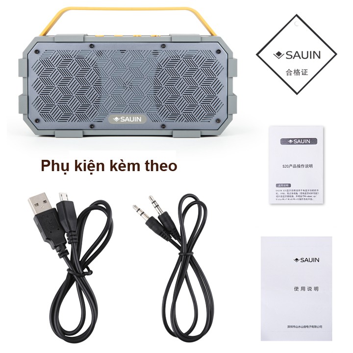 Loa Bluetooth SANSUI S20 Công suất thực 20W - VL