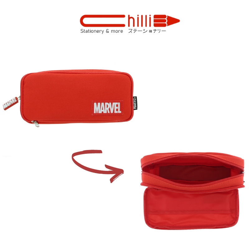 Túi Đựng Bút Đa Năng Sun-Star Nhiều Hình Dáng Họa Tiết Marvel Độc Quyền