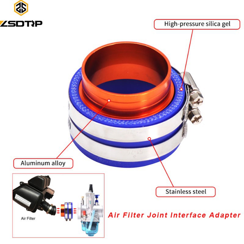 Đầu Nối Bộ Chế Hòa Khí 37mm 42mm 45mm 50mm Cho Xe Mô Tô Thiết Kế Tiện Dụng