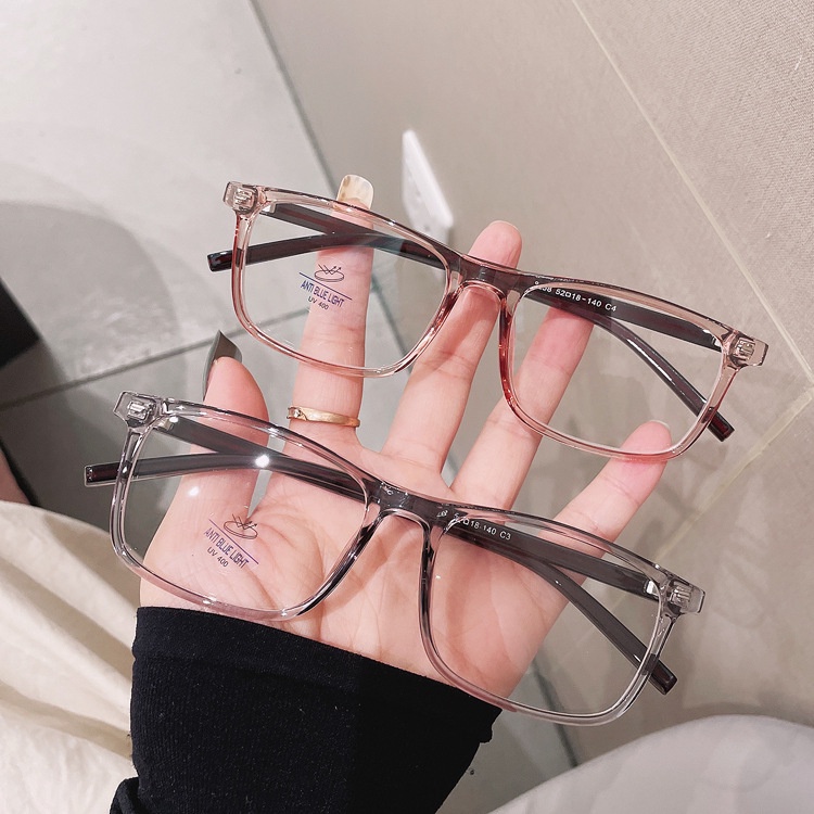 Kính mắt VIENDO gọng vuông chống ánh sáng xanh thay đổi màu sắc chống tia UV nhiều màu sắc tùy chọn thời trang unisex