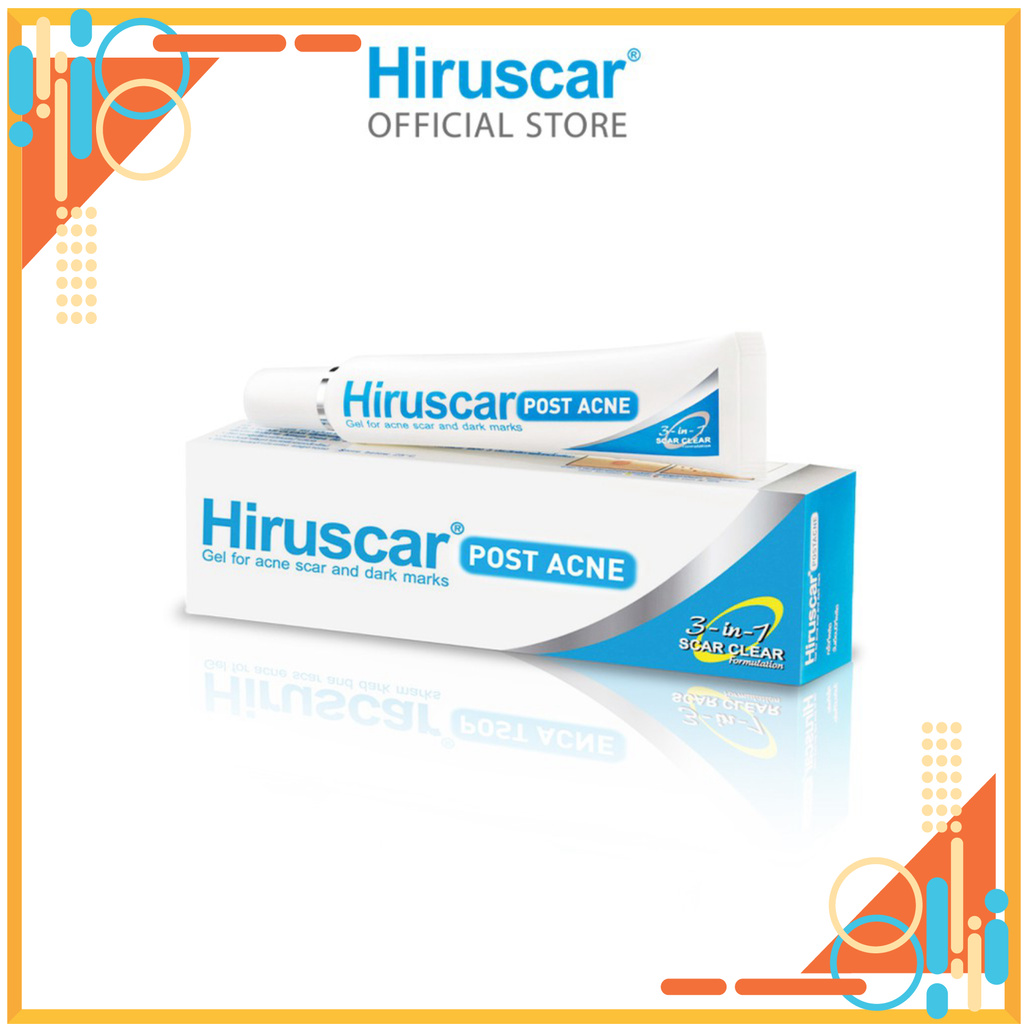 Gel chăm sóc sẹo mụn và mụn thâm Hiruscar Post Acne 10g
