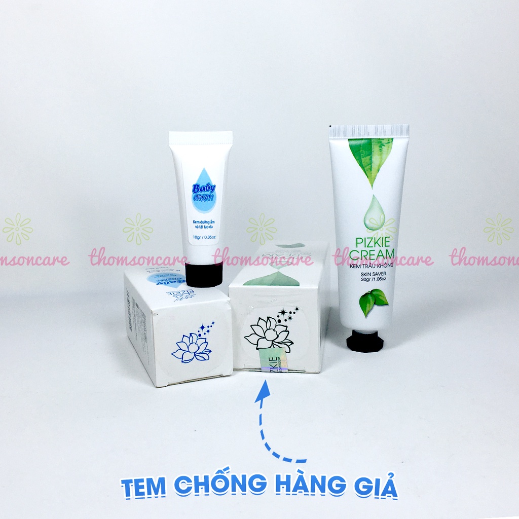Kem trầu không Pizkie, giảm hăm, rôm sảy, côn trùng cắn, chăm sóc da cho bé - Mẫu mới