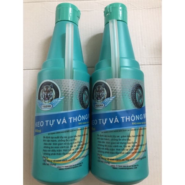 Hai chai keo tự vá thông minh 480ml