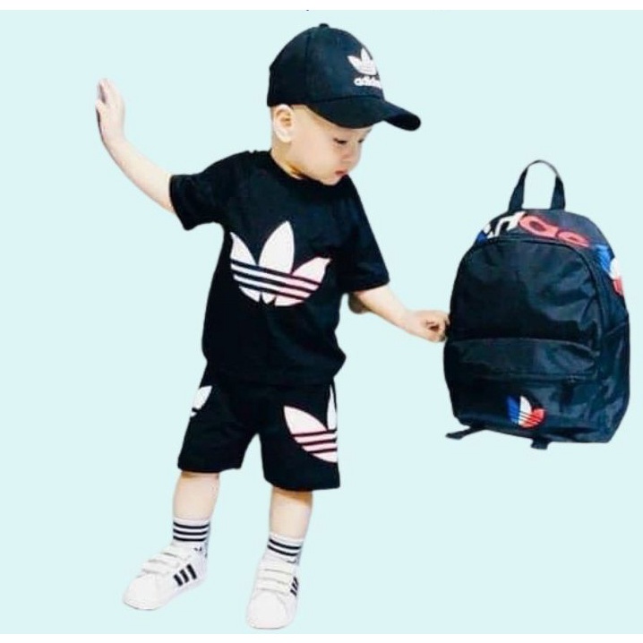 Đồ bộ cho bé trai bé gái bộ đồ thể thao Das đen năng động co giãn cho bé thỏa sức vận động JIMADO PVN14162