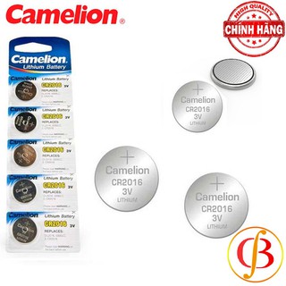 COMBO 5 Viên Pin CR2016 Camelion Lithium 3V (vỉ 1 viên)