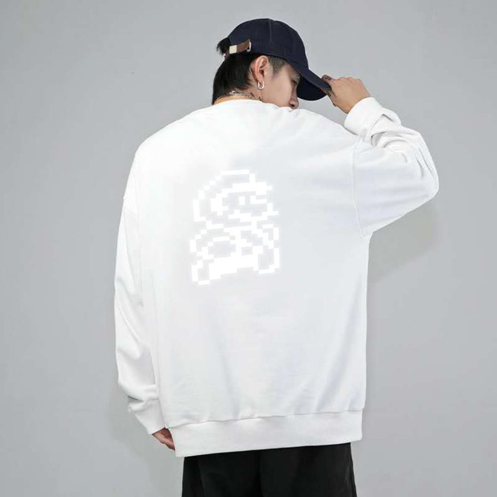 Áo Sweater Mario Phản Quang Unisex Freesize Dưới 75 Kg AS10 | BigBuy360 - bigbuy360.vn