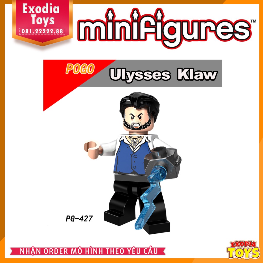 Xếp hình Minifigure Siêu anh hùng vũ trụ Marvel và DC Comics - Đồ chơi lắp ghép sáng tạo - POGO 8111
