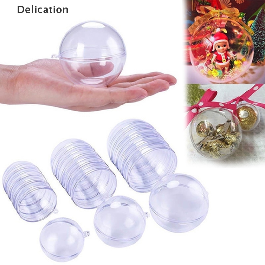 Hộp Quà Tặng Trang Trí Giáng Sinh Bằng Nhựa Trong Suốt