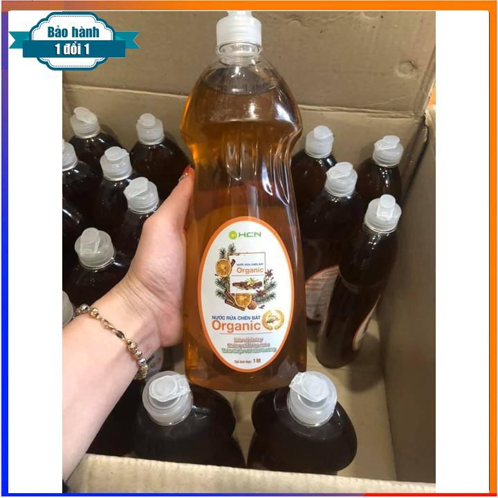 [ Gía siêu rẻ ] NƯỚC RỬA CHÉN, BÁT ORGANIC THÂN THIỆN MÔI TRƯỜNG 1000ml