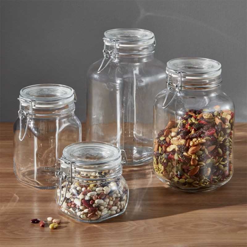 Hũ thủy tinh nắp cài kín hơi Fido