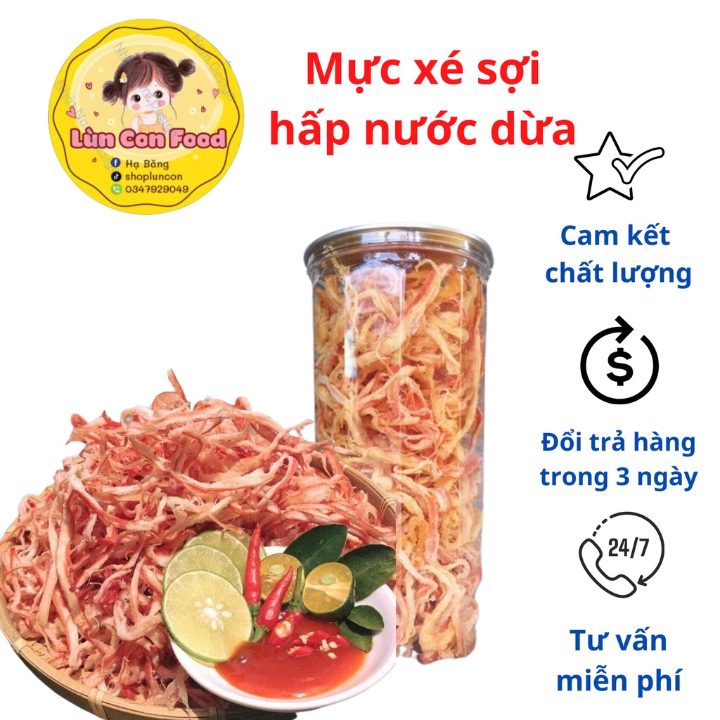 Khô mực mix 3 vị _ khô mực sợi _ khô mực cán - Lùn Con Food
