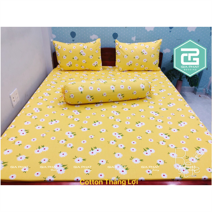 Ga lẻ 1m6 x 2m cotton Thắng Lợi ( không áo gối )