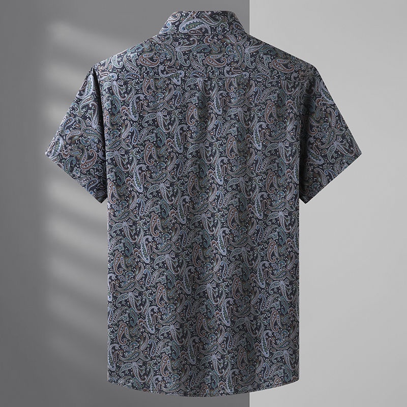 Áo Sơ Mi Dáng Rộng Ngắn Tay Size Lớn Thời Trang Mùa Hè Mới Dành Cho Nam 2022