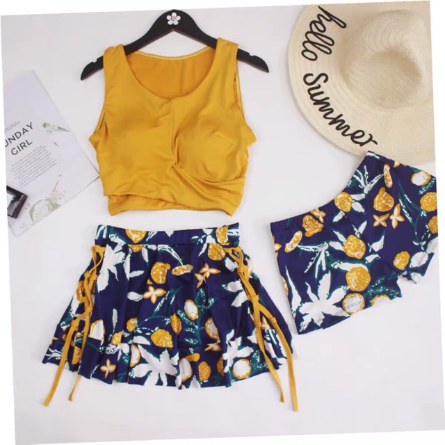 (HÀNG ORDER) Set bikini 3 chi tiết GNCM | BigBuy360 - bigbuy360.vn