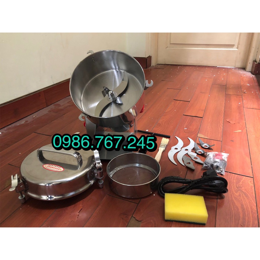 Máy xay thuốc bắc,thuốc nam, nấm linh chi loại 2500g