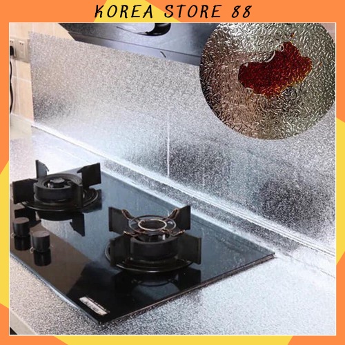 2 Mét giấy dán bếp tráng nhôm chống thấm khổ 40cm KOREA STORE88