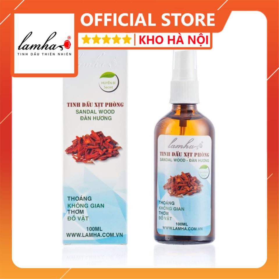 Tinh Dầu Xịt Phòng Đàn Hương Lam Hà 100ml  LAMHA