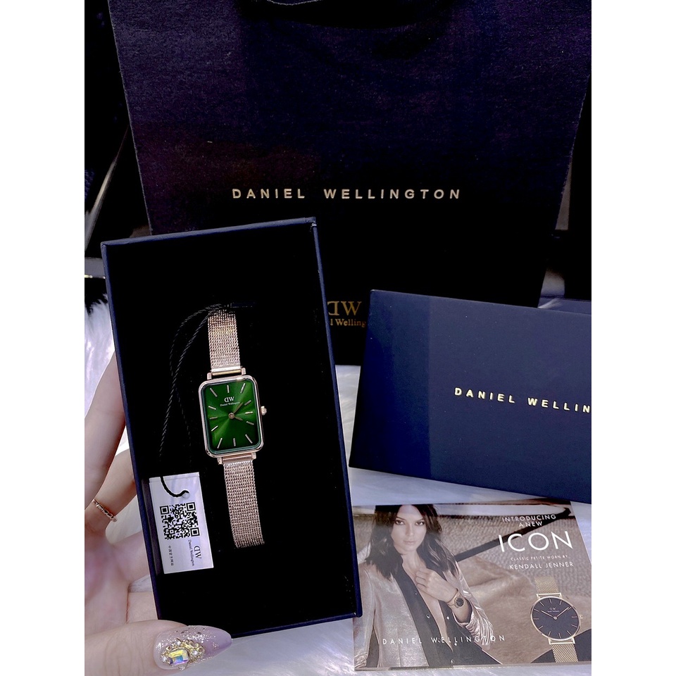 Đồng hồ đeo tay nữ, đồng hồ nữ Daniel Wellington full hộp, mặt chữ nhật thời trang, cao cấp, cực kỳ thanh lịch